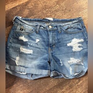 KANCAN Distressed Denim Shorts
